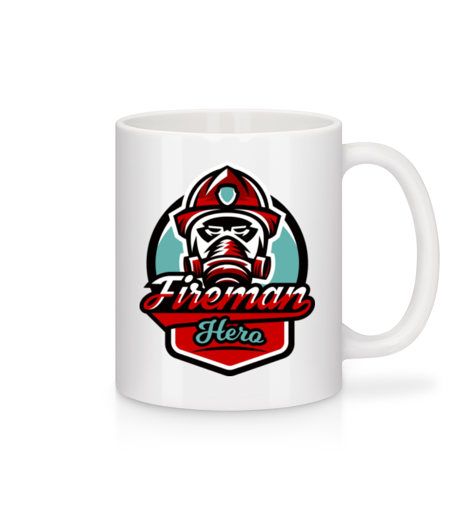 Fireman Hero · Mug en céramique blanc