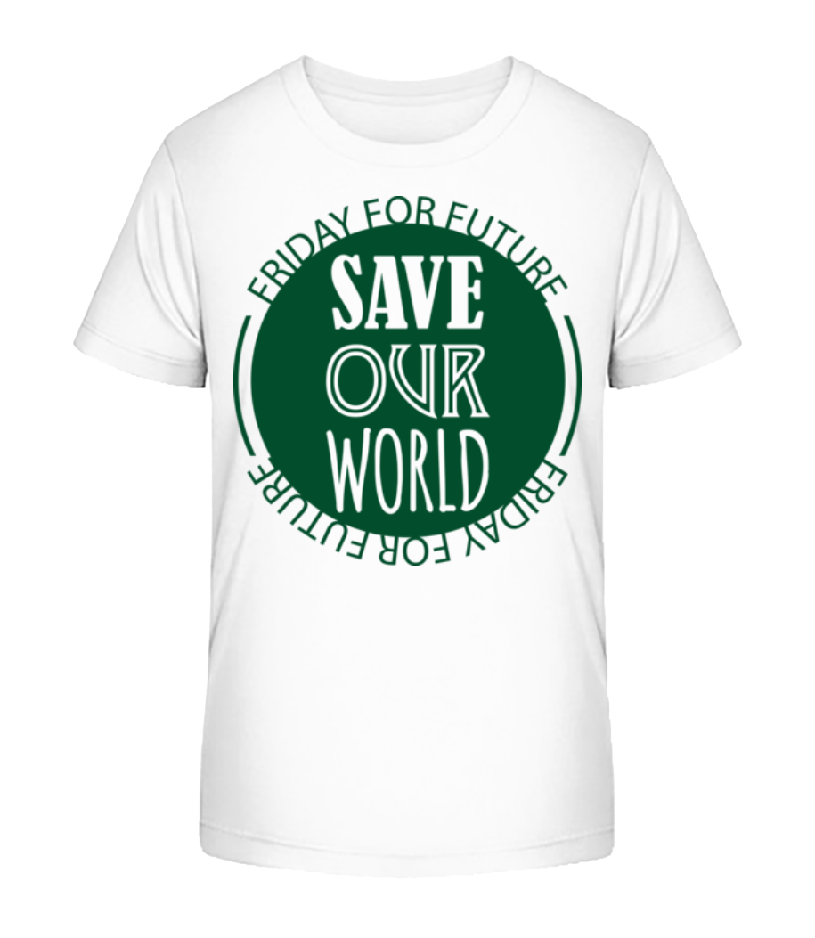 Save Our World · T-shirt bio Enfant Stanley Stella 2.0