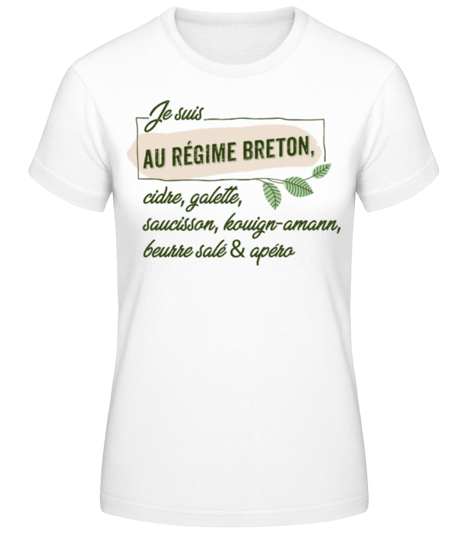 Je Suis Au Régime Breton · T-shirt standard Femme