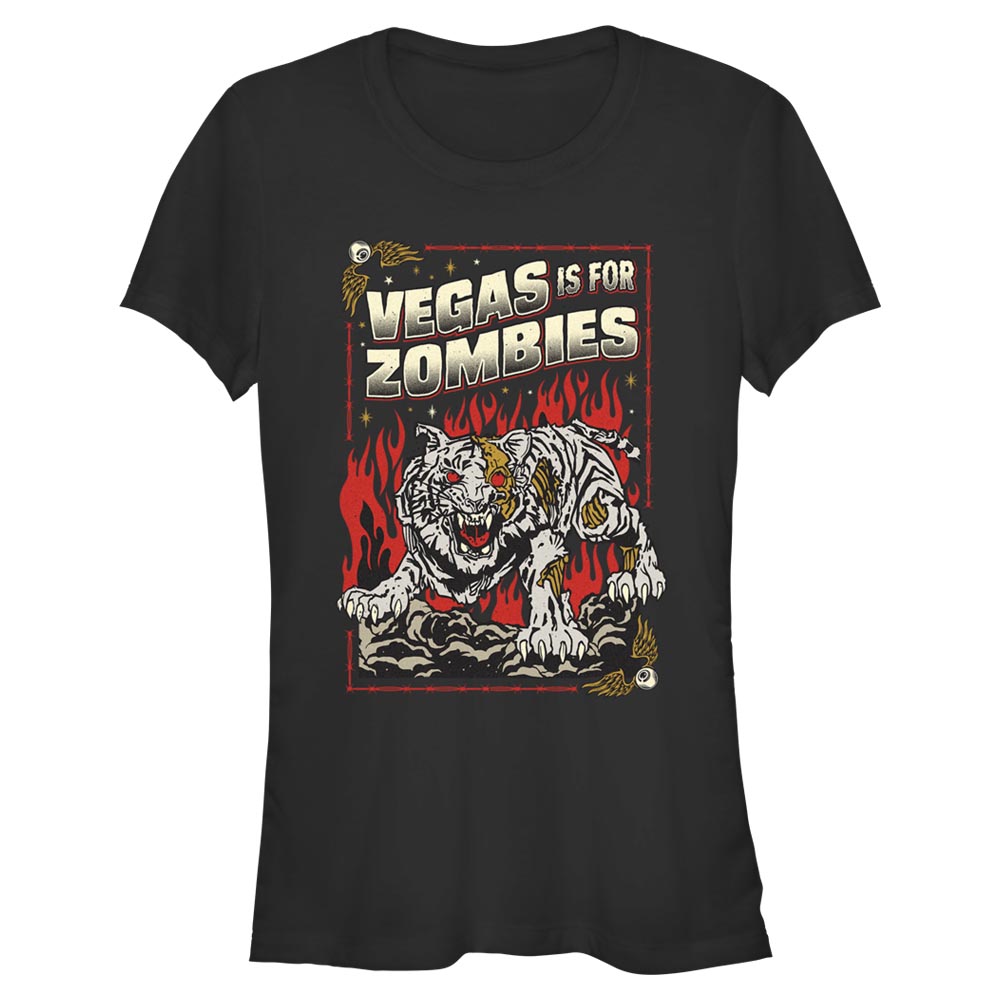 Netflix - Army Of The Dead - Texte Zombie Tiger Poster - Femme T-shirt