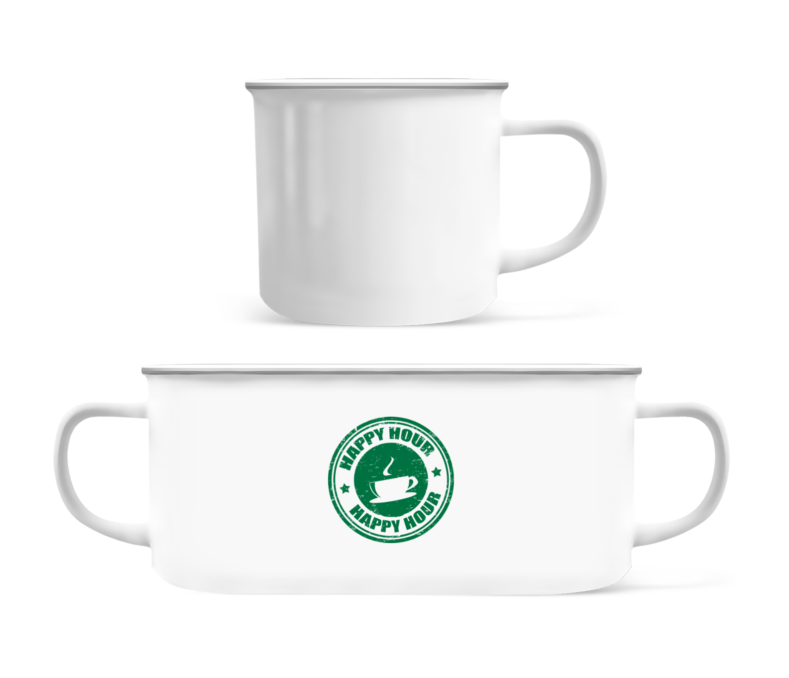 Happy Hour Coffee · Tasse Émaillée