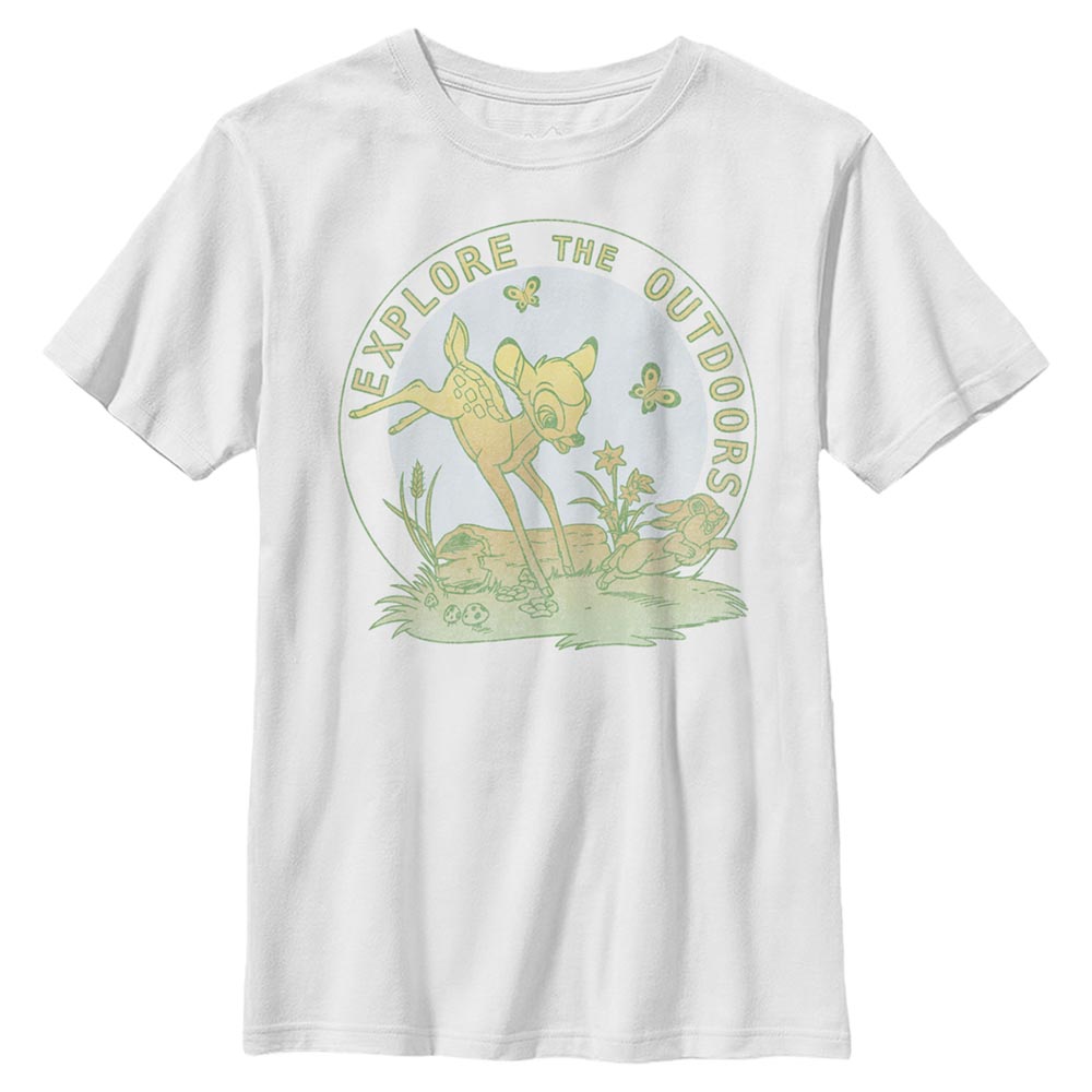 Disney Classics - Bambi - Photo de groupe Explore With - Enfant T-shirt
