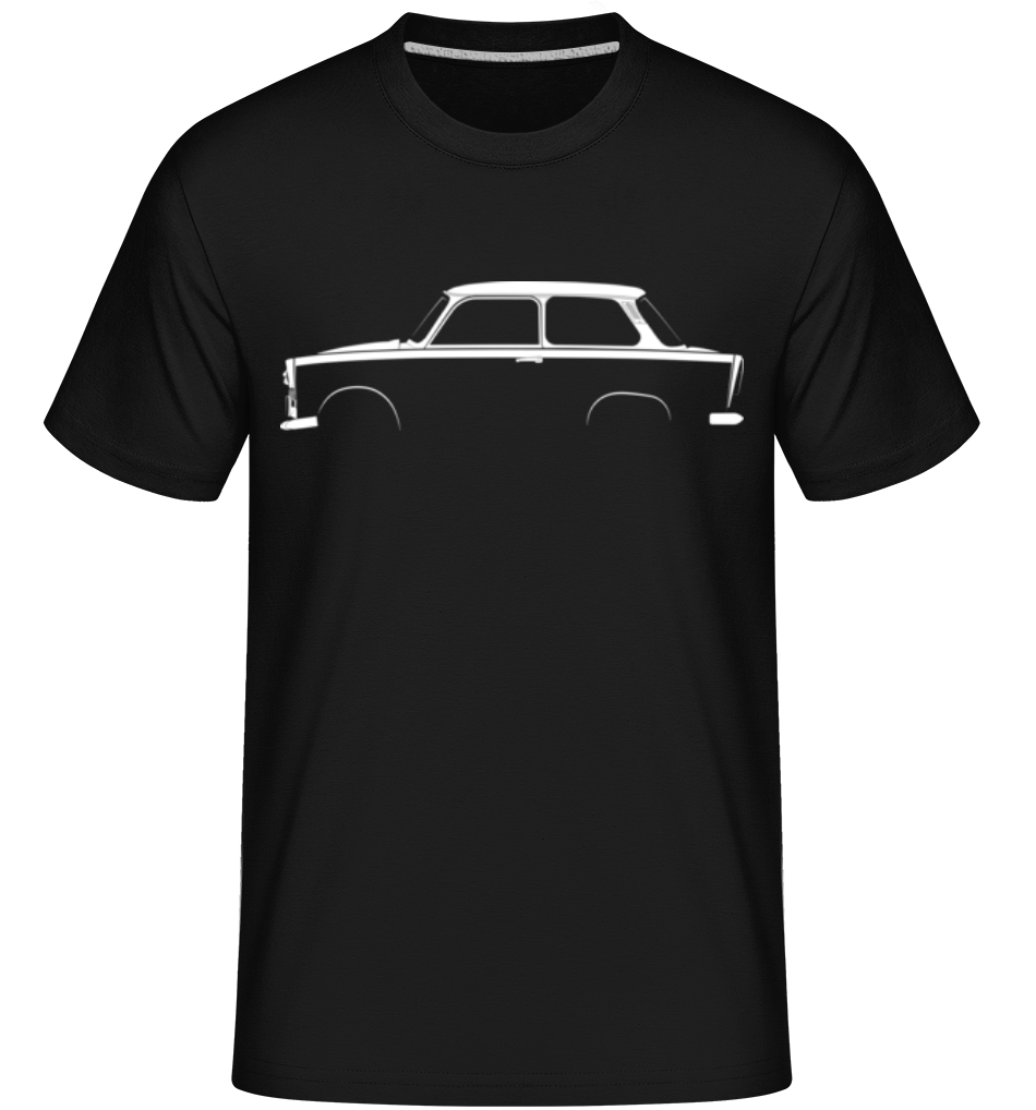 Aperçu: 'Trabant 601' Silhouette -  T-Shirt Shirtinator homme - Noir - Devant
