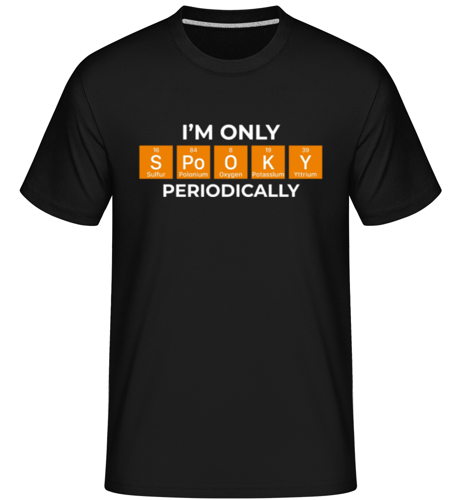 Spooky Periodically -  T-Shirt Shirtinator homme - Noir - Devant