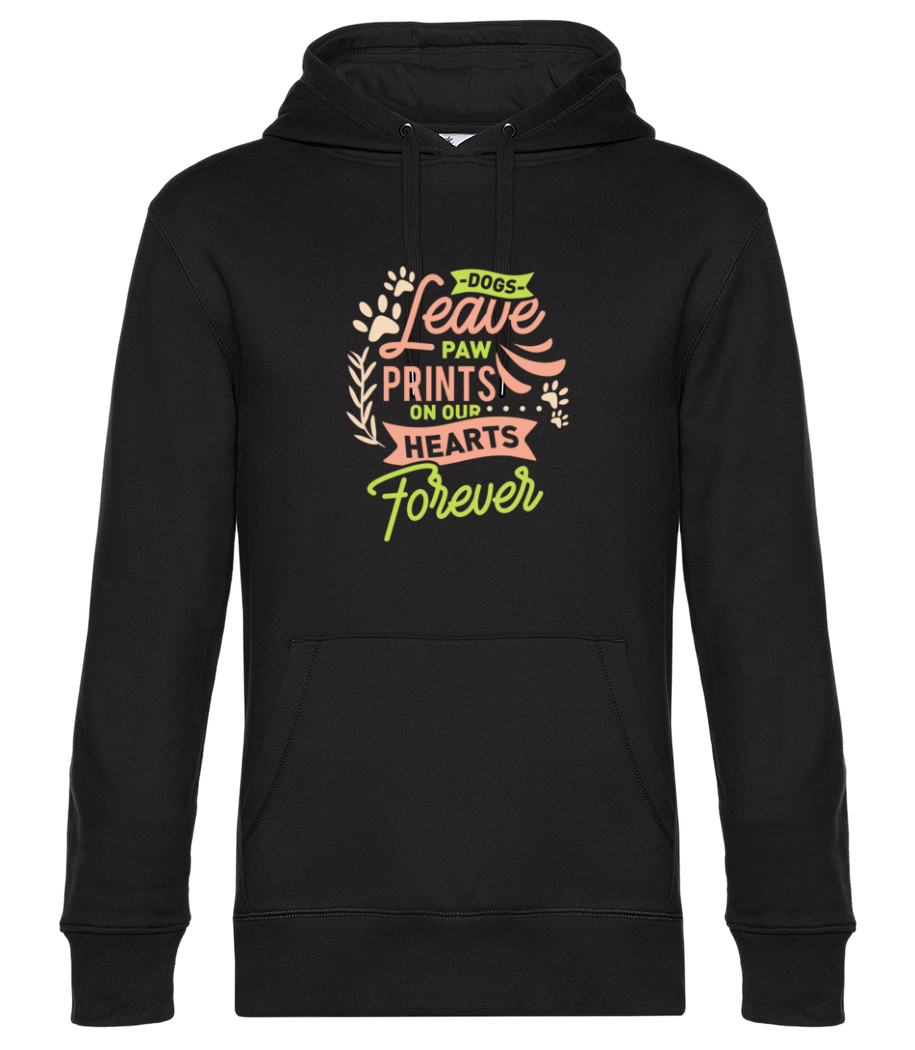 Dogs Leave Paw Prints On Our Hearts · Sweat à capuche standard homme