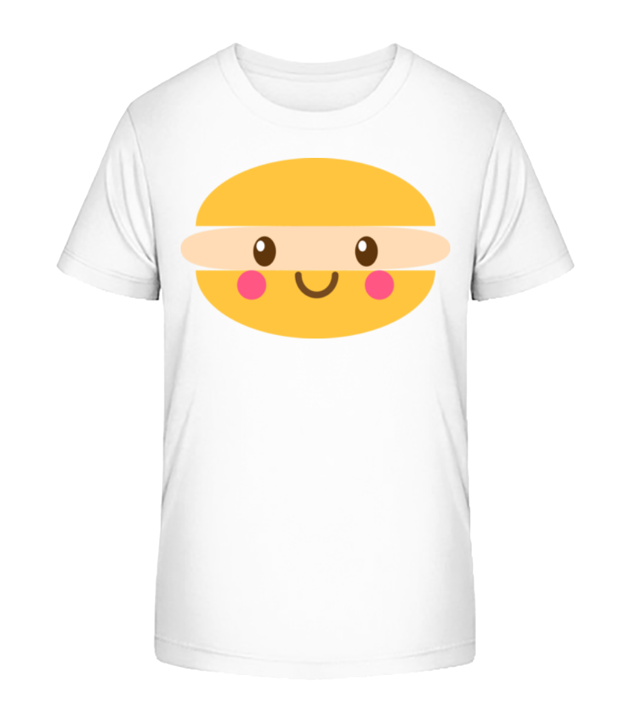 Aperçu: Cute Macaron - T-shirt bio Enfant Stanley Stella 2.0 - Blanc - Devant