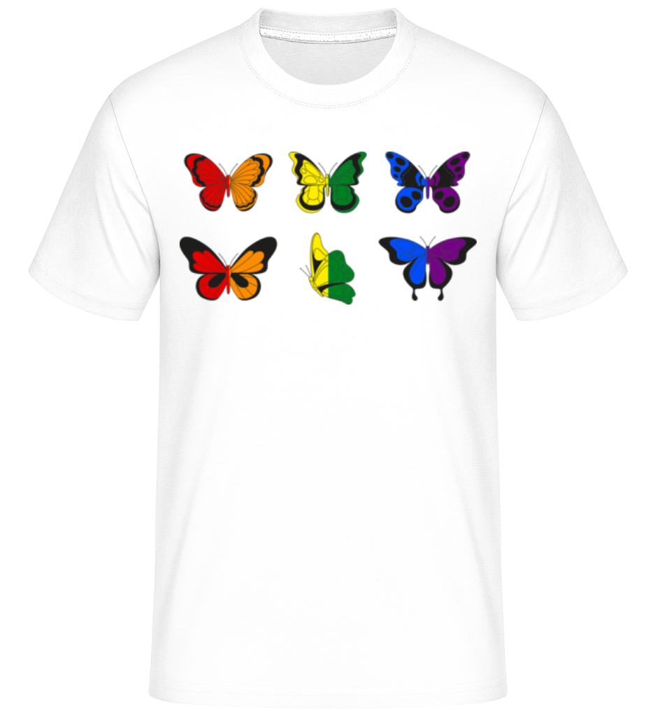 Papillon LGBTQ -  T-Shirt Shirtinator homme - Blanc - Devant