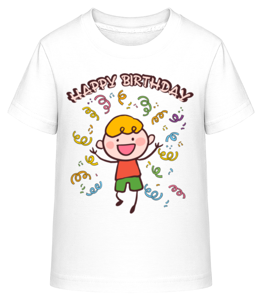 Happy Birthday Dance - T-shirt shirtinator Enfant - Blanc - Devant