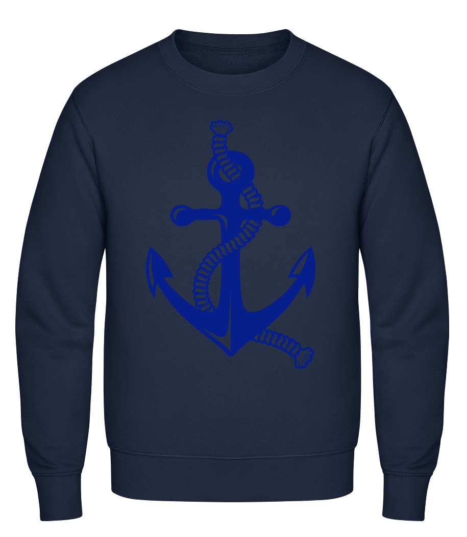 Aperçu: Ancre Avec Corde - Sweat-shirt classique avec manches set-in - Marine - Vorn
