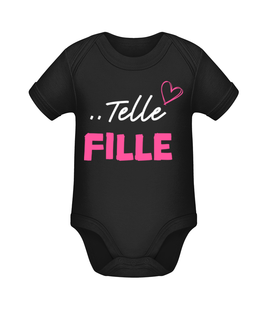 Telle Fille · Body manches courtes bio