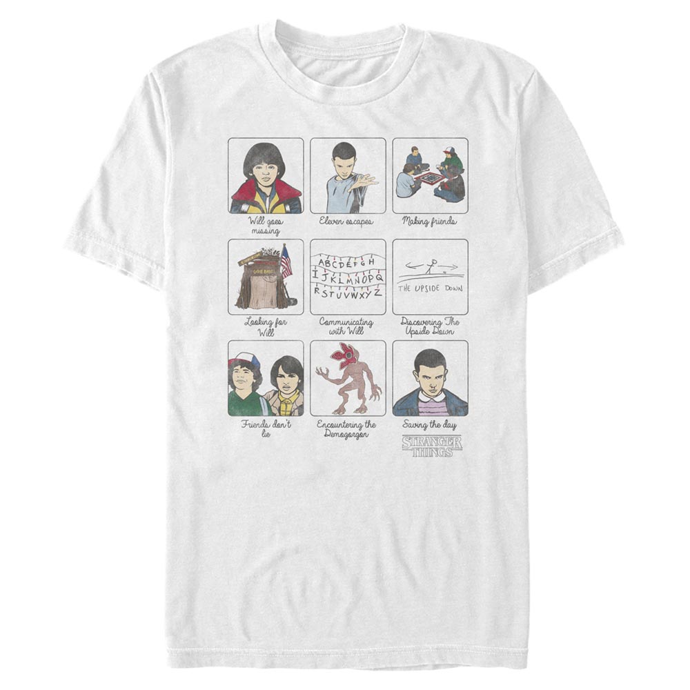 Netflix - Stranger Things - Photo de groupe Story - Homme T-shirt