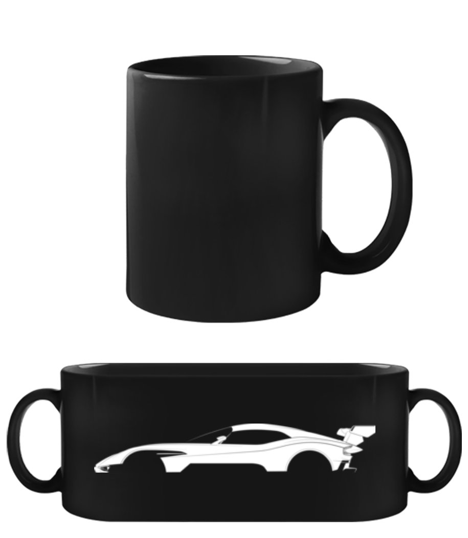 'Aston Martin Vulcan' Silhouette · Tasse Noire