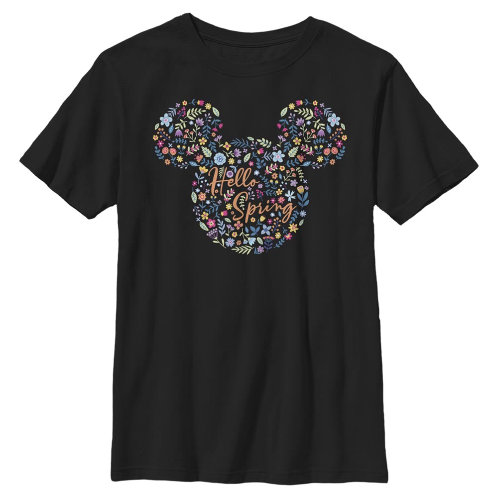 Disney - Mickey Mouse - Mickey Floral Ears - Enfant T-shirt