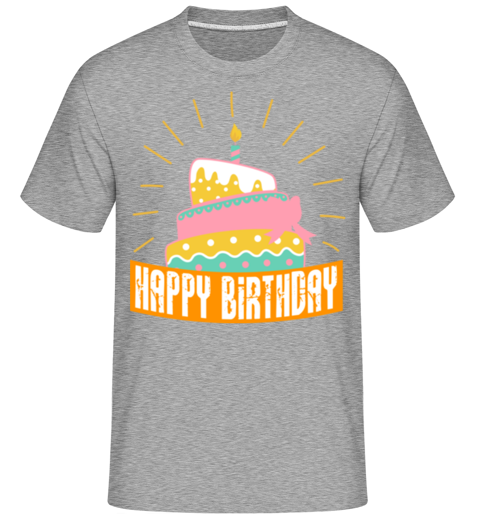 Happy Birthday Gâteau ·  T-Shirt Shirtinator homme