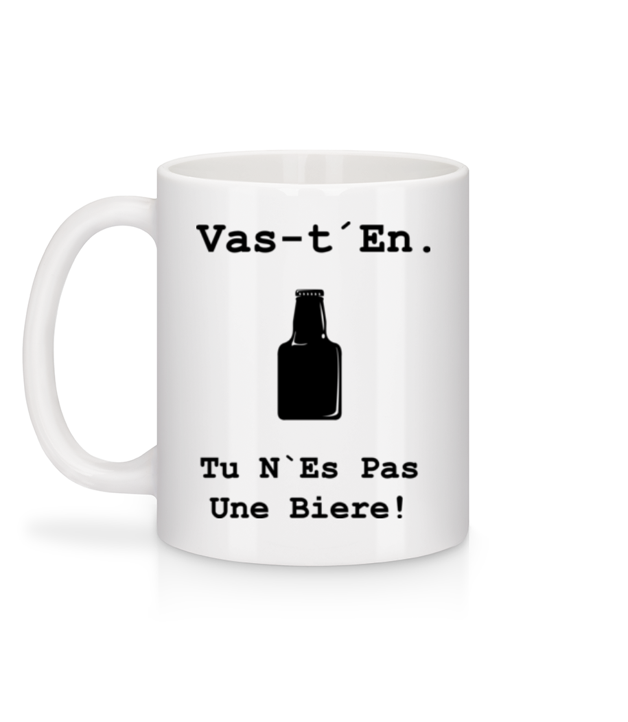 Aperçu: Vas-t'En! - Mug en céramique blanc - Blanc - Derrière