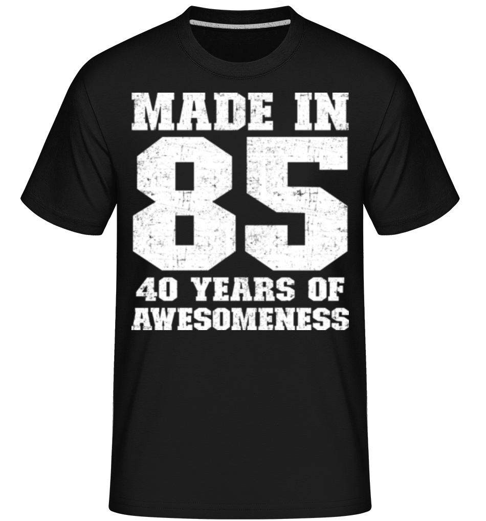 40 Years Of Awesomeness ·  T-Shirt Shirtinator homme