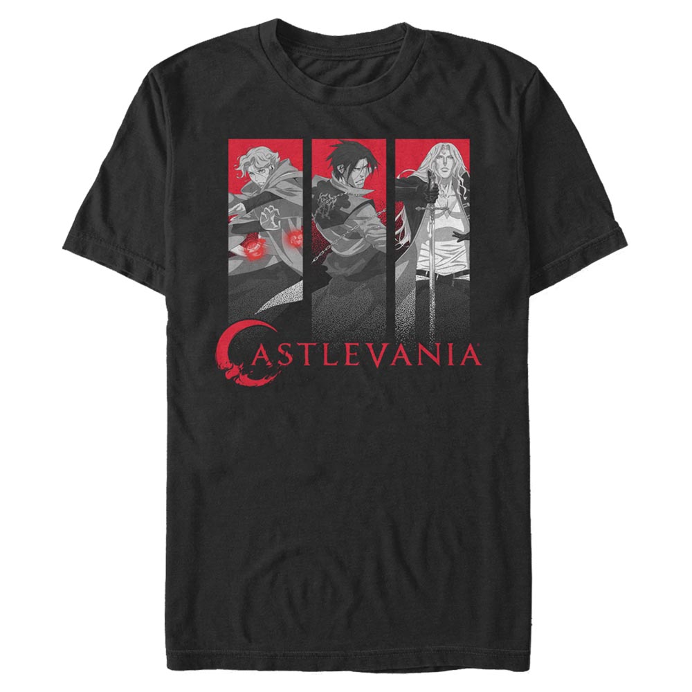 Netflix - Castlevania - Photo de groupe Trio Box Up - Homme T-shirt