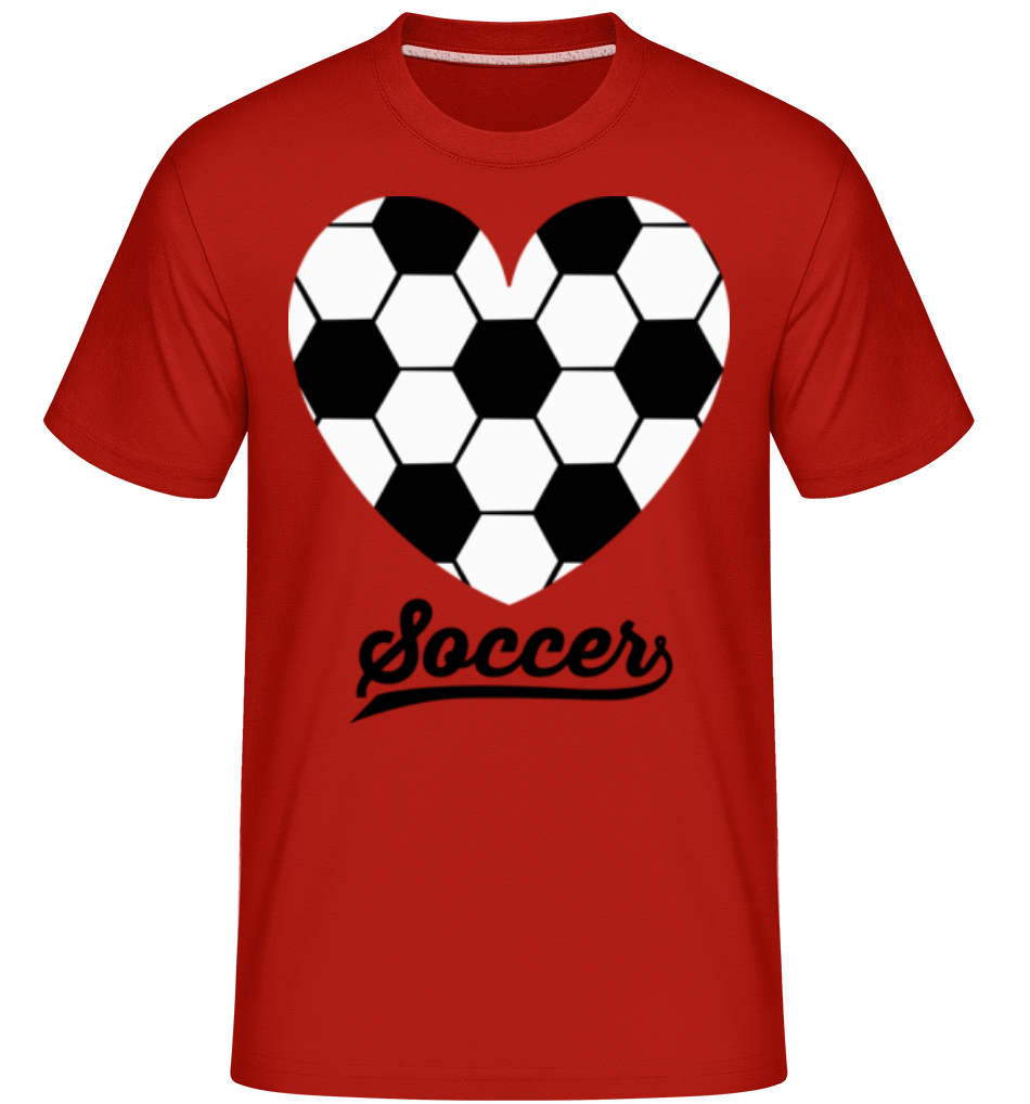 Soccer Logo Heart ·  T-Shirt Shirtinator homme