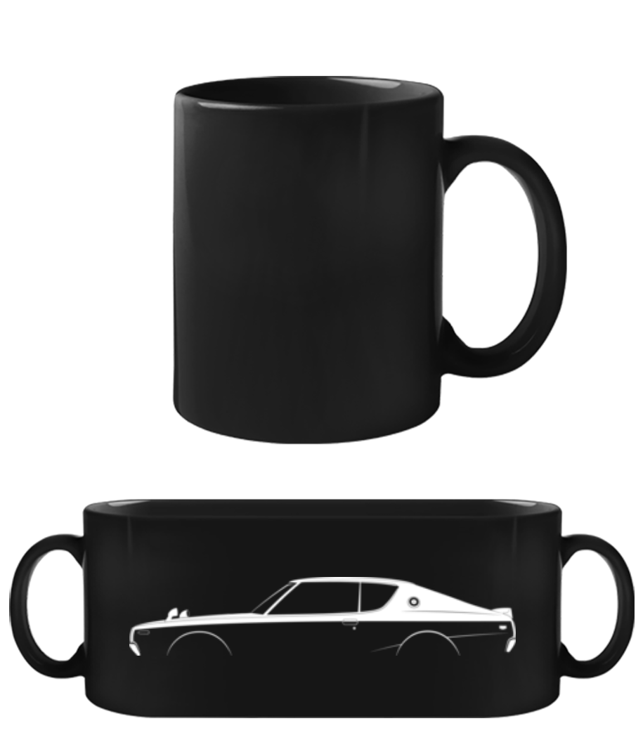 'Nissan Sky. 2000GT-R C110' Silhouette · Tasse Noire