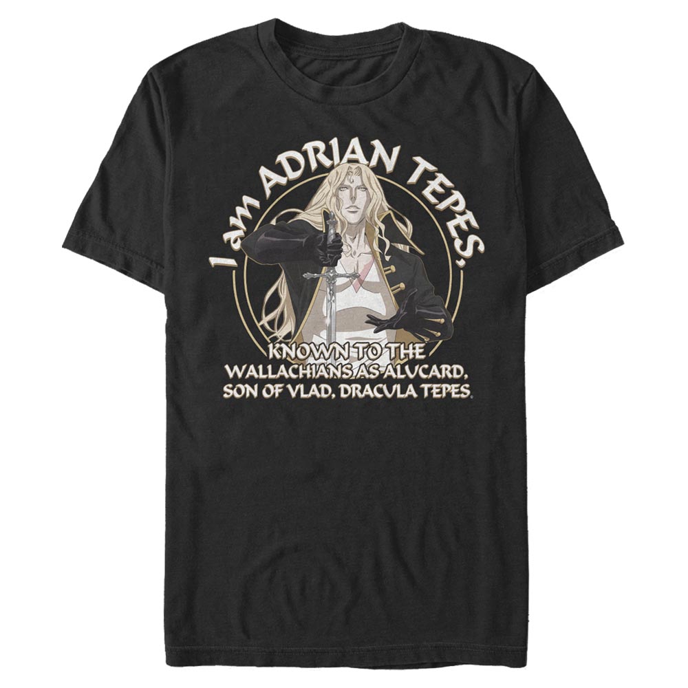 Netflix - Castlevania - Alucard Adrian Tepes Known As - Homme T-shirt