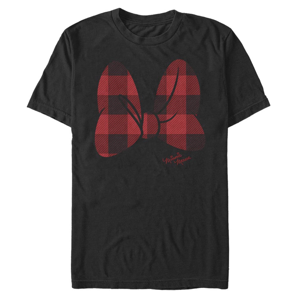 Disney Classics - Micky Maus - Minnie Maus Plaid Bow - Männer T-Shirt