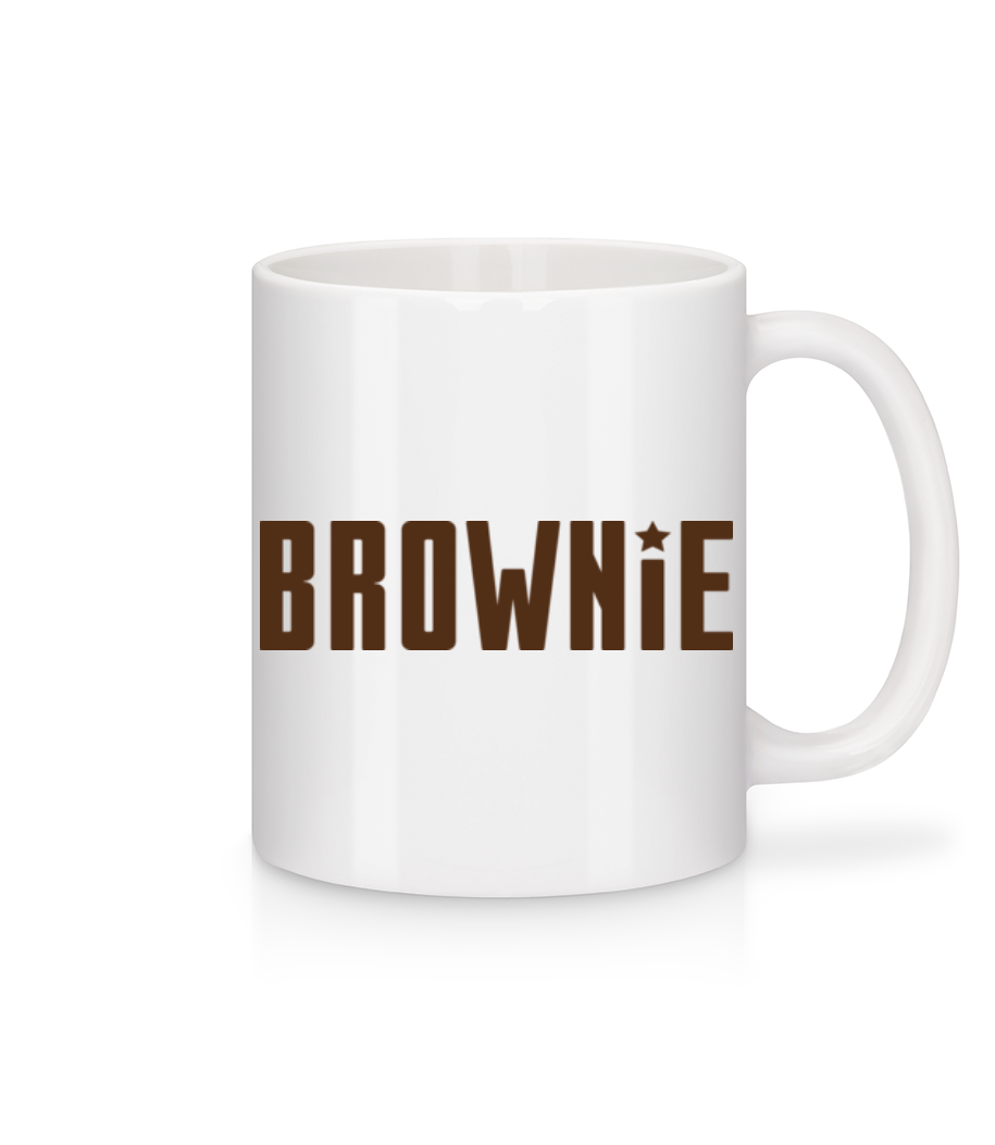 Brownie · Mug en céramique blanc