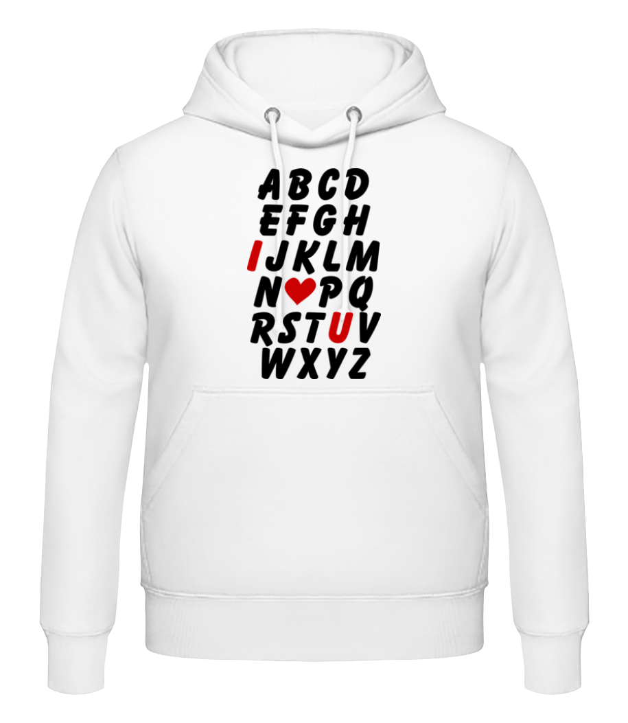 Love Alphabet · Sweat à capuche Homme