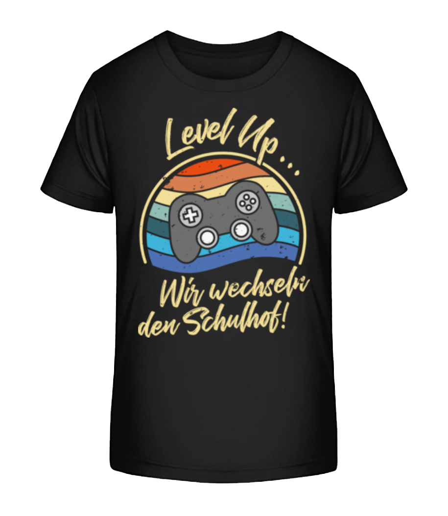 Level Up Wir Wechseln Den Schuhof · Kinder Bio T-Shirt Stanley Stella 2.0
