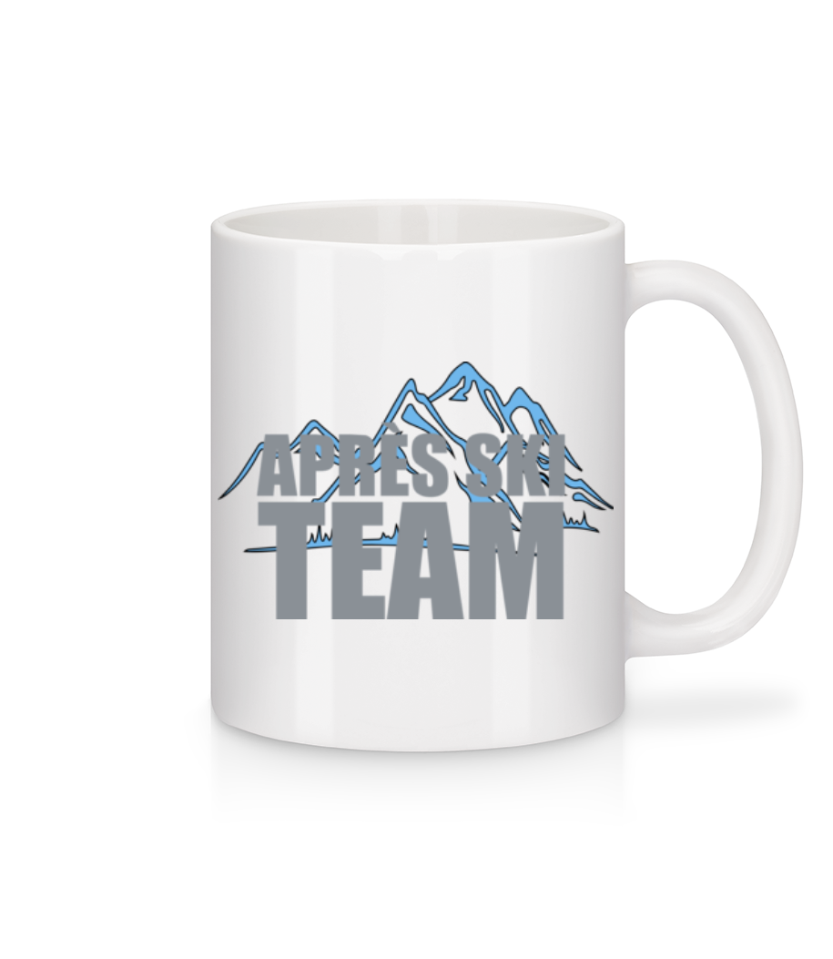 Team Après Ski · Mug en céramique blanc