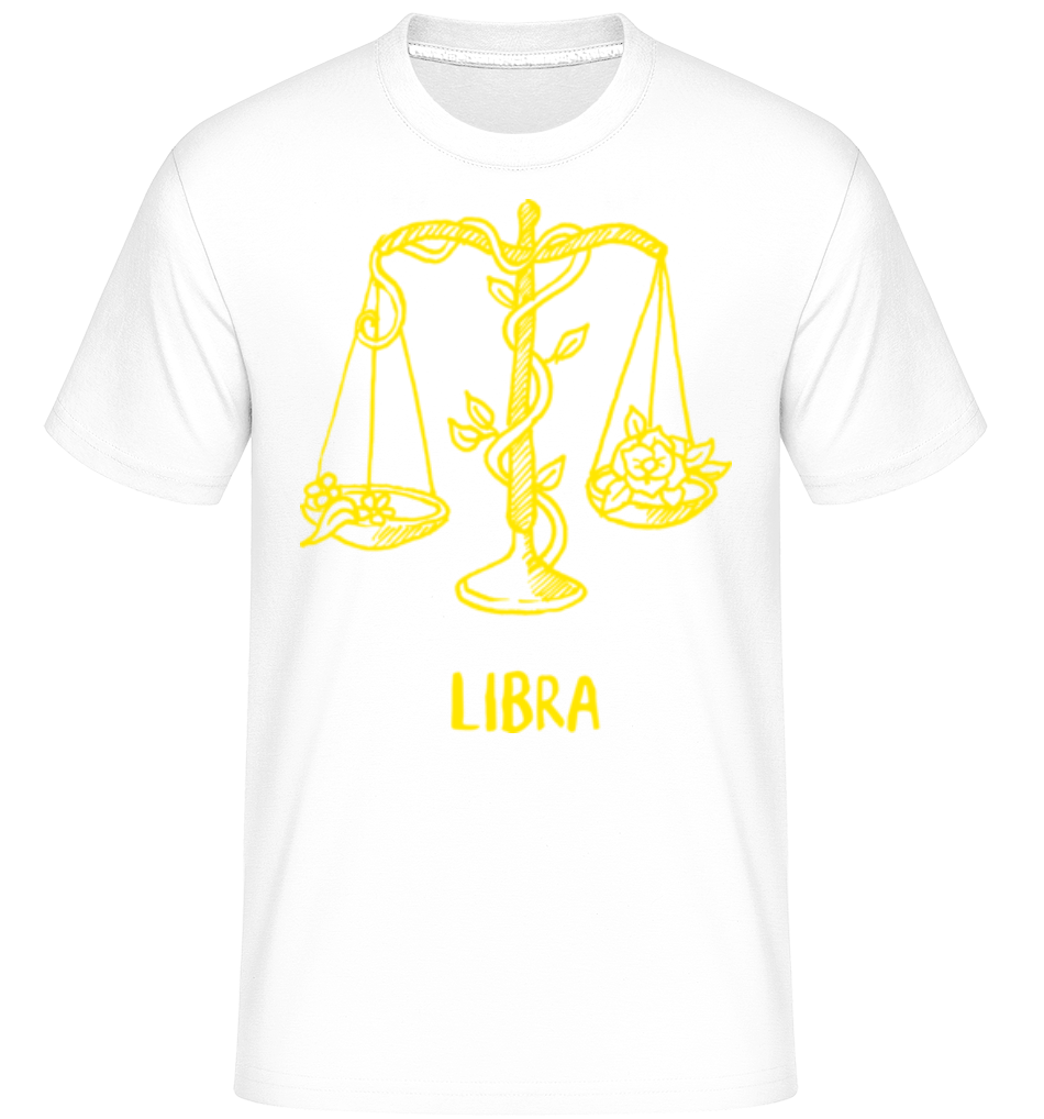 Scribble Style Zodiac Sign Libra ·  T-Shirt Shirtinator homme
