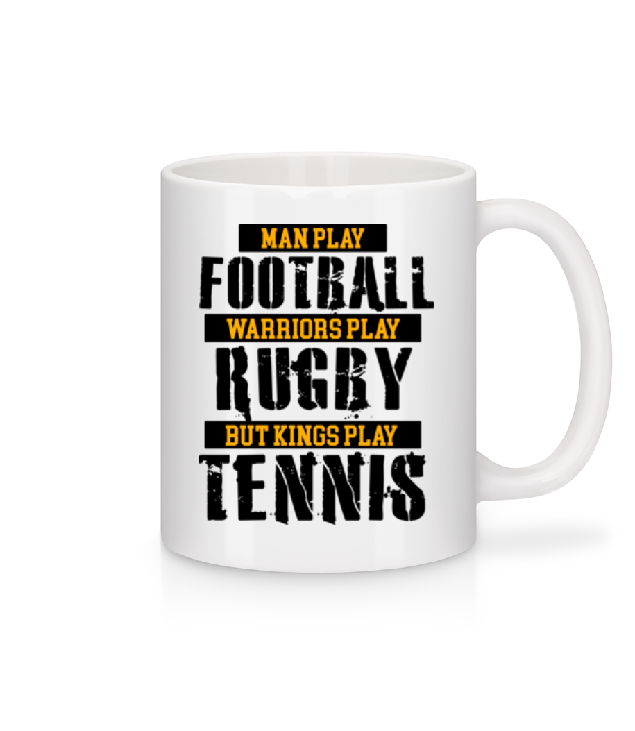 Kings Play Tennis · Mug en céramique blanc