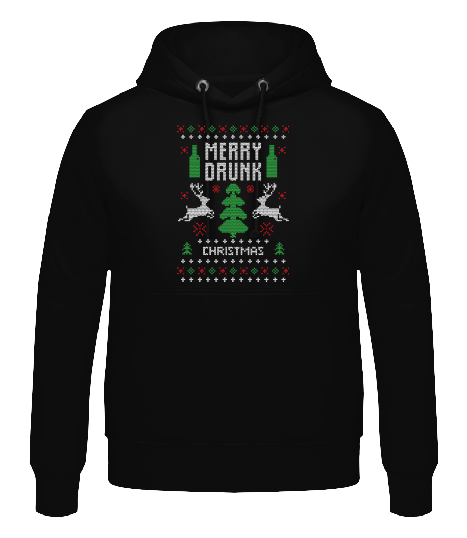 Merry Drunk Christmas · Sweat à capuche Homme
