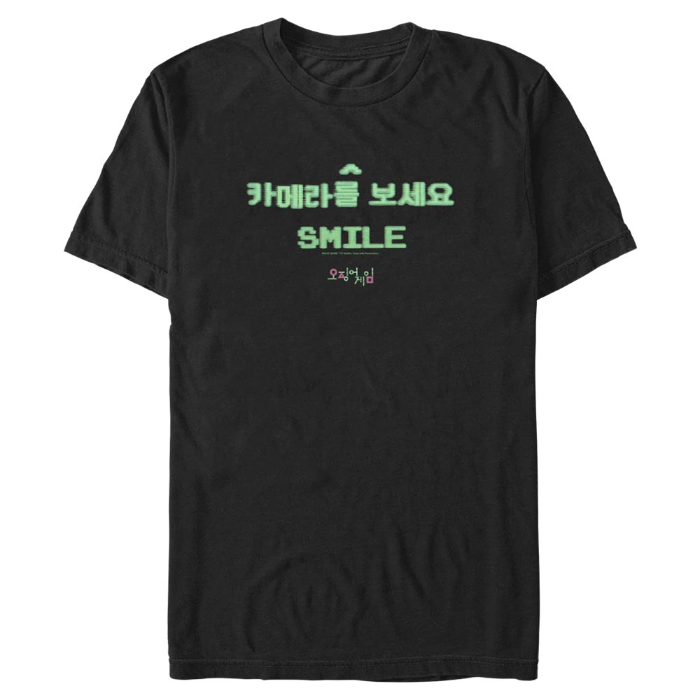 Netflix - Squid Game - Texte Smiling Games - Homme T-shirt