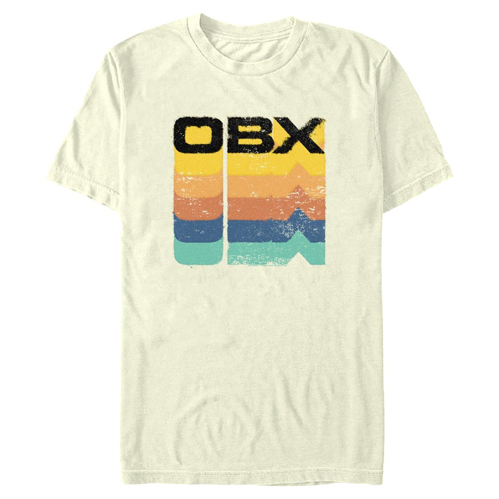 Netflix - Outer Banks - Texte OBX Rainbow Stack - Homme T-shirt