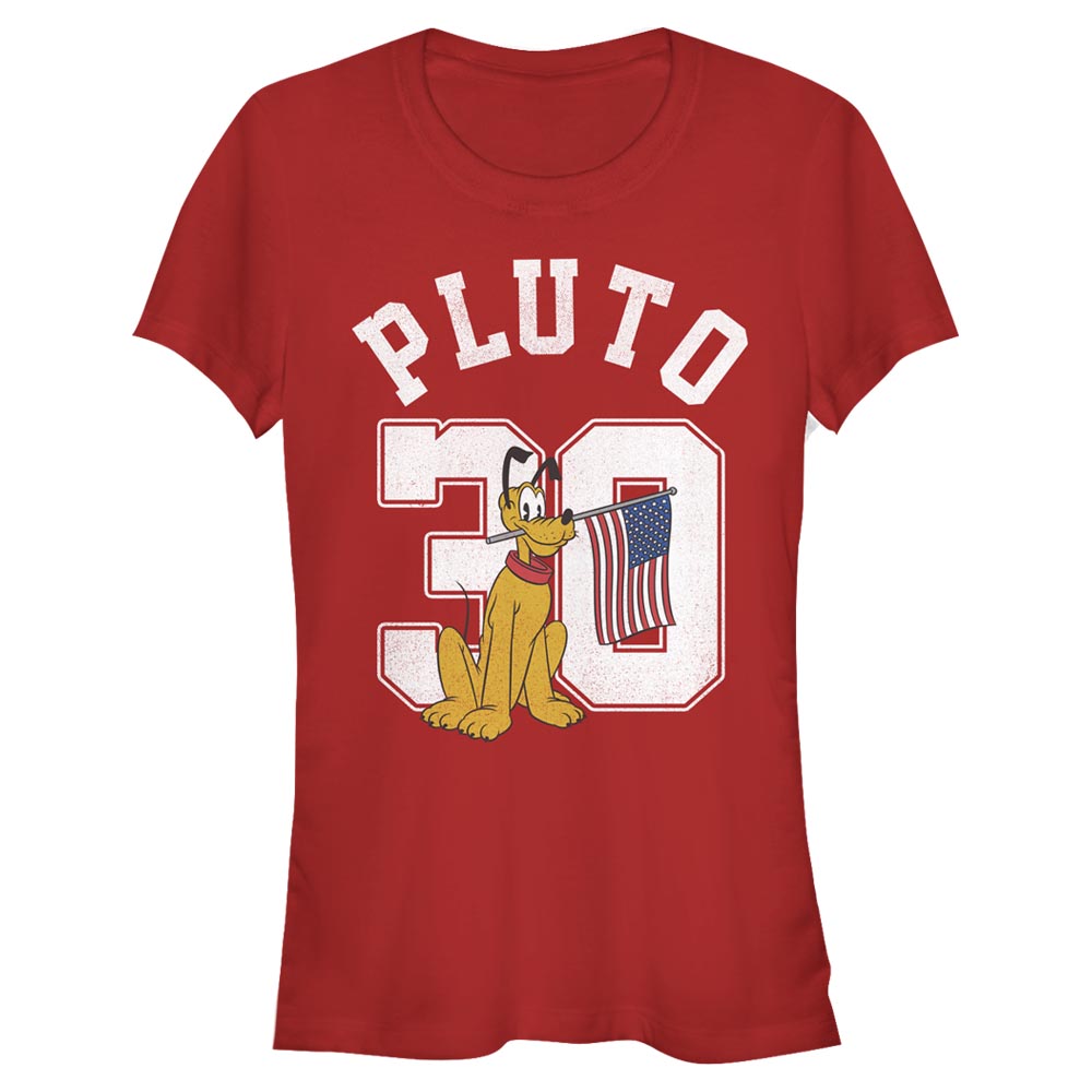 Disney Classics - Mickey Mouse - Pluto Collegiate - Femme T-shirt