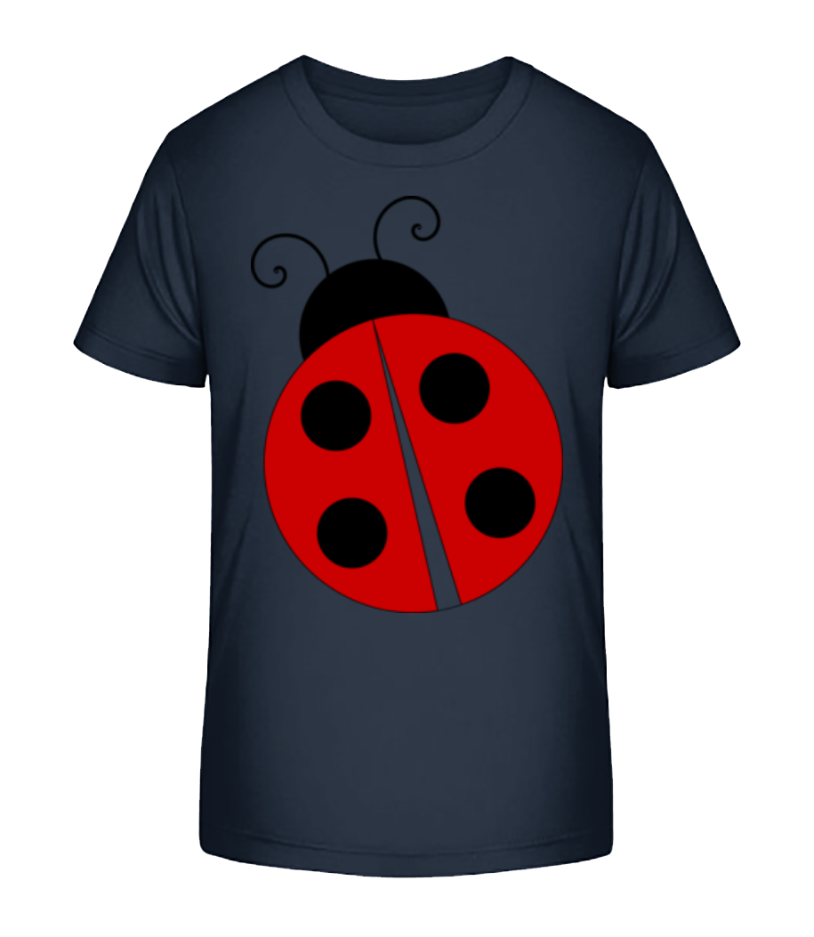 Aperçu: Coccinelle - T-shirt bio Enfant Stanley Stella 2.0 - Bleu marine - Devant