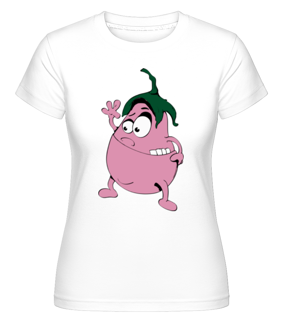 Aubergine Folle ·  T-shirt Shirtinator femme