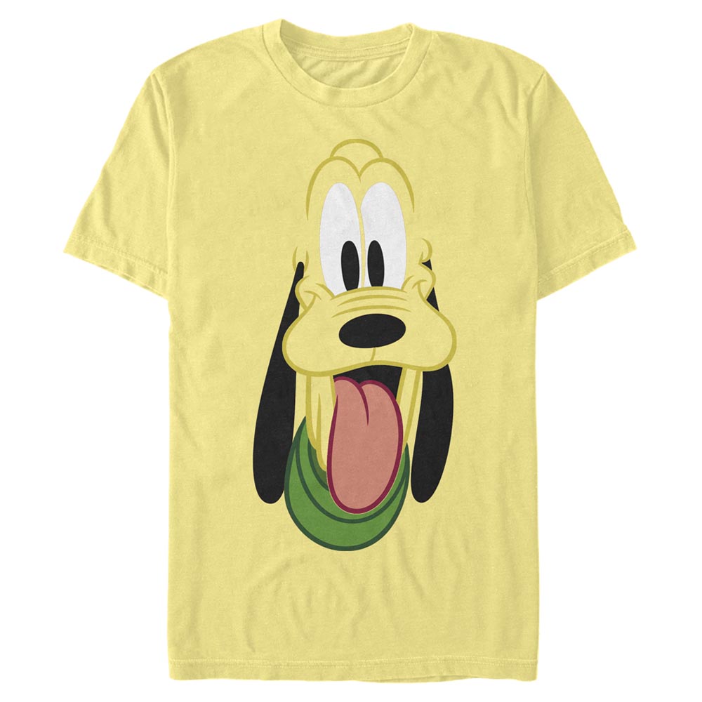 Disney Classics - Mickey Mouse - Pluto Big Face - Homme T-shirt