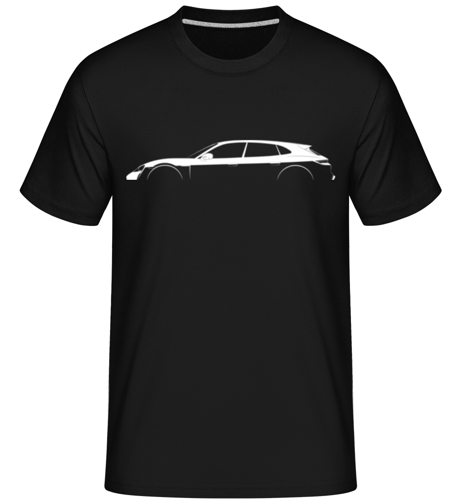 'Porsche Taycan Tur. S Cross' Silhouette ·  T-Shirt Shirtinator homme