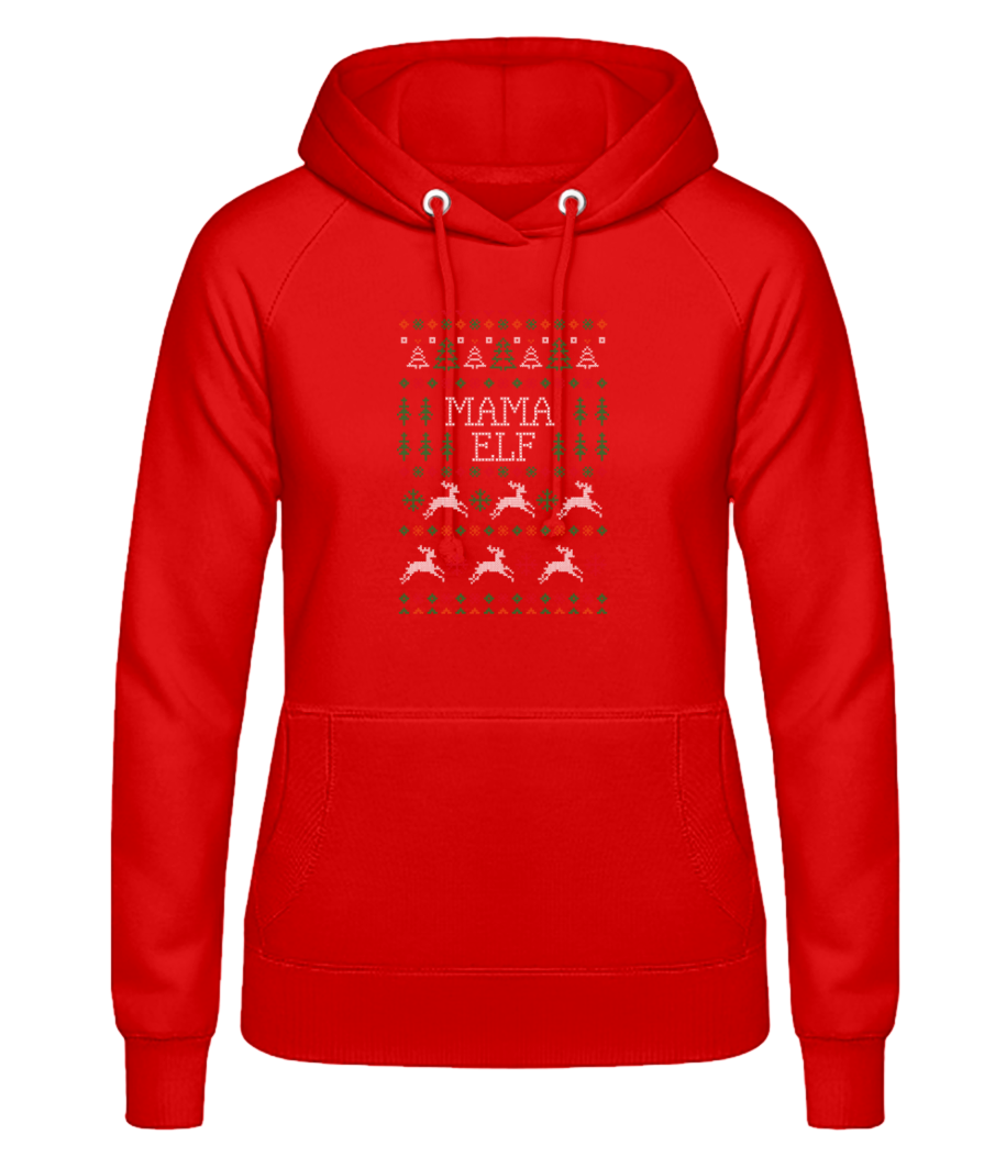 Mama Elf · Sweat à capuche basique pour femme