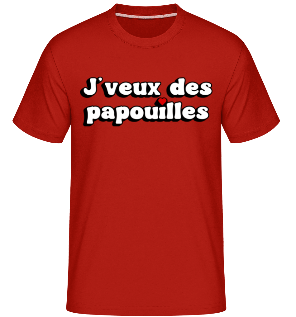 Je Veux Des Papouilles Saint Valentin ·  T-Shirt Shirtinator homme