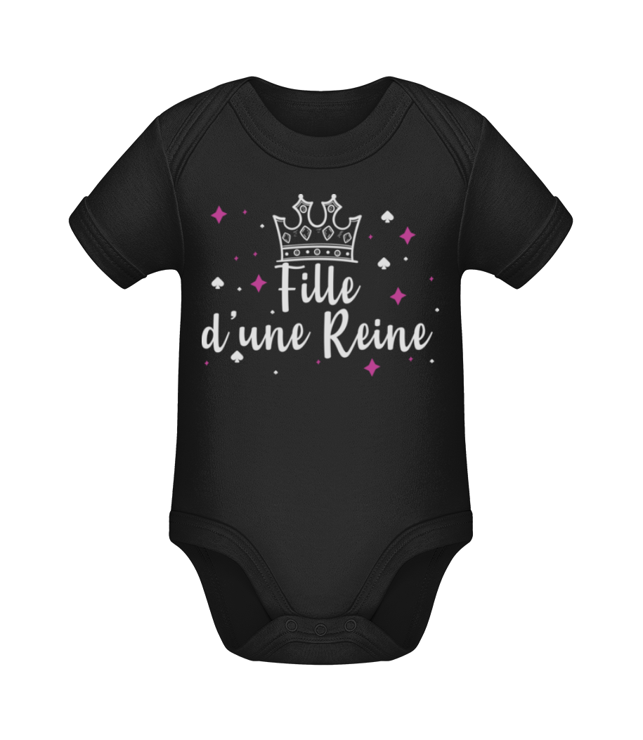 Fille D'une Reine · Body manches courtes bio