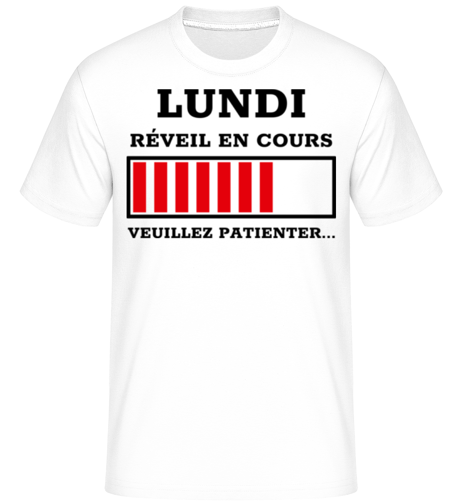 Lundi Réveil En Cours ·  T-Shirt Shirtinator homme