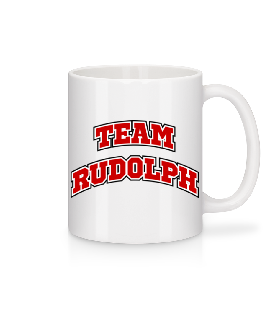 Team Rudolph · Mug en céramique blanc