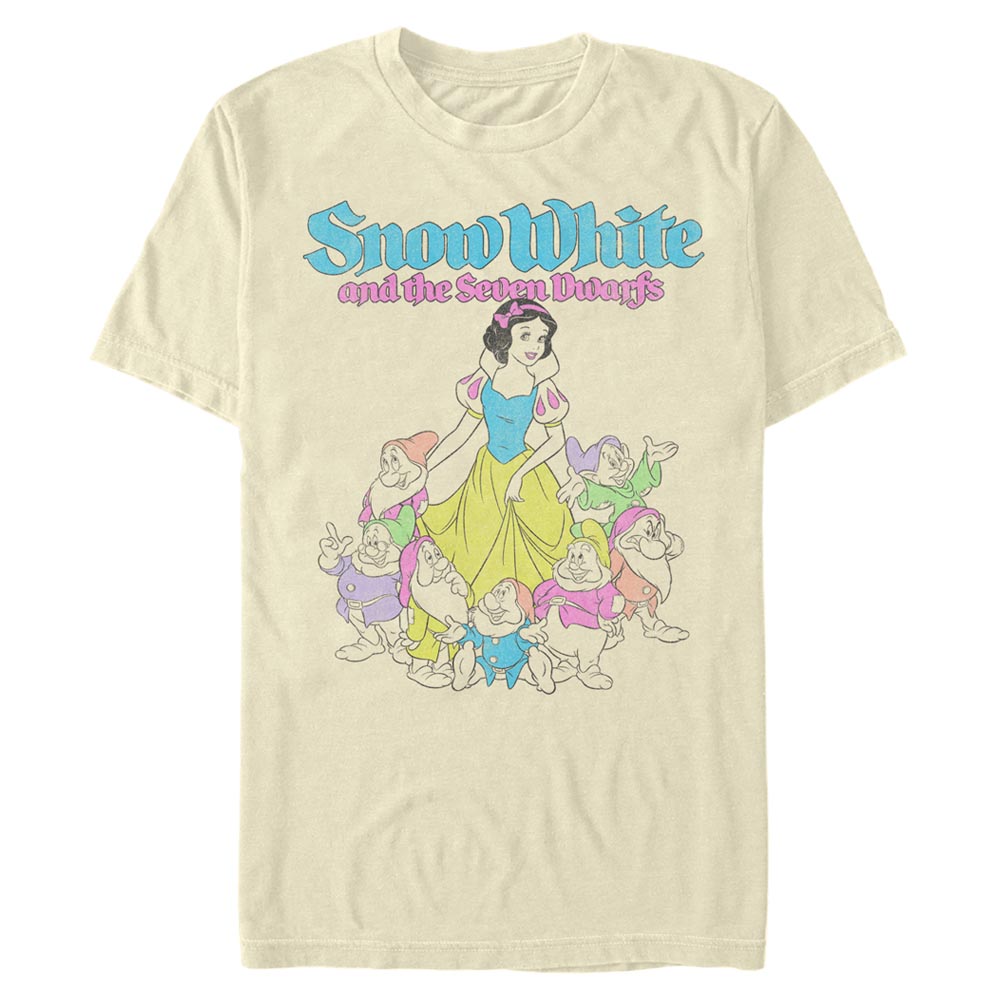 Disney - Blanche-Neige et les Sept Nains - Photo de groupe Neon - Homme T-shirt