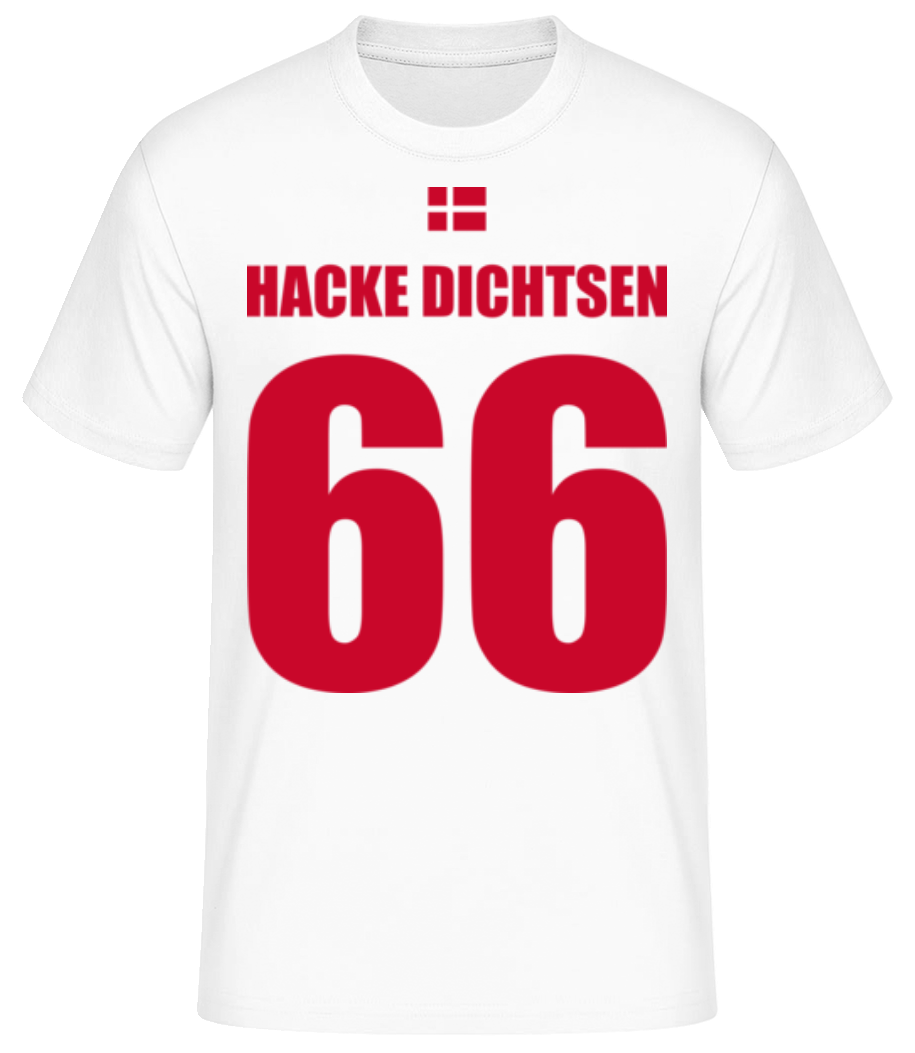 Dänemark Fußball Trikot Hacke Dichtsen · Männer Basic T-Shirt