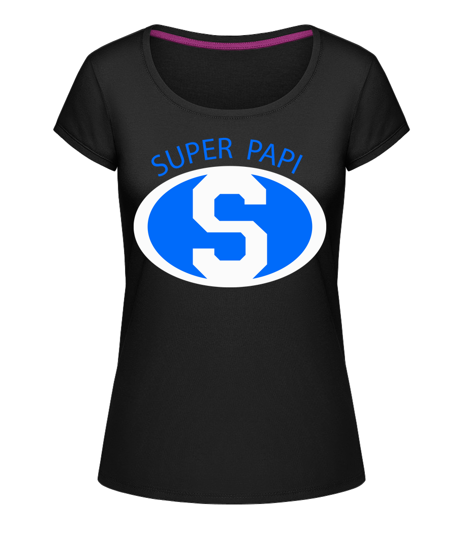Super Papi · T-shirt col en U Femme