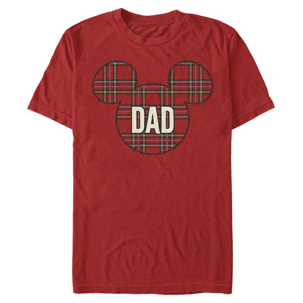 Disney Classics - Mickey Mouse - Mickey Mouse Dad Holiday Patch - Christmas - Homme T-shirt