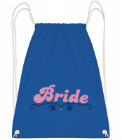 Bride - Sac à dos Drawstring - Bleu royal - Vorn