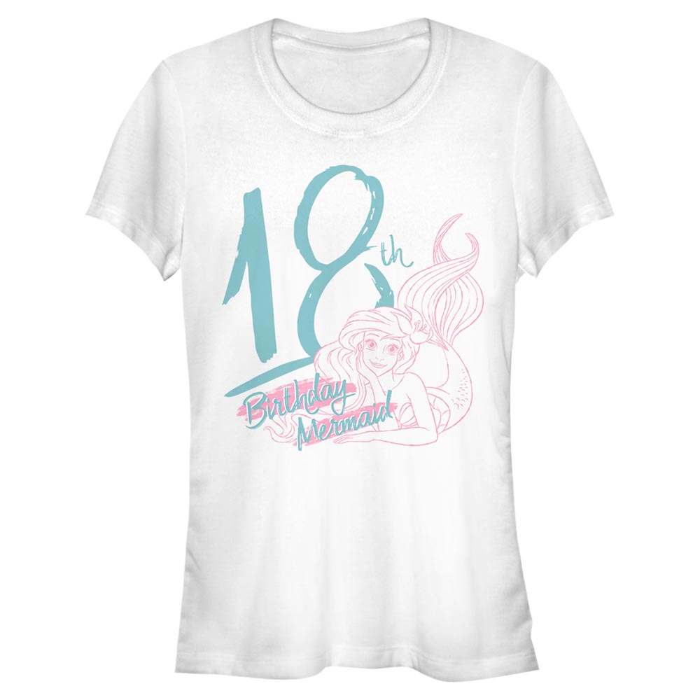 Disney - Ariel La Petite Sirène - Ariel La Petite Sirène Birthday Mermaid Eighteen - Femme T-shirt